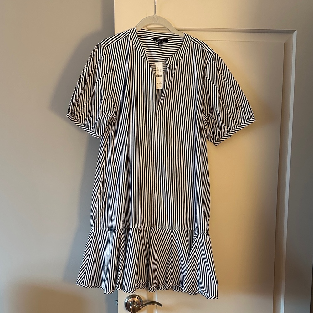 Striped Black and White Dress